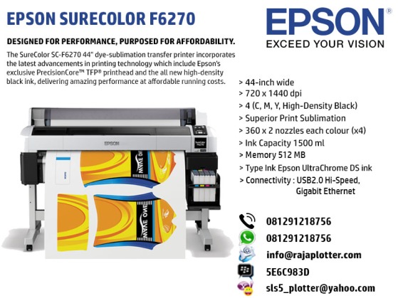 Harga mesin printing kain epson sc f6270